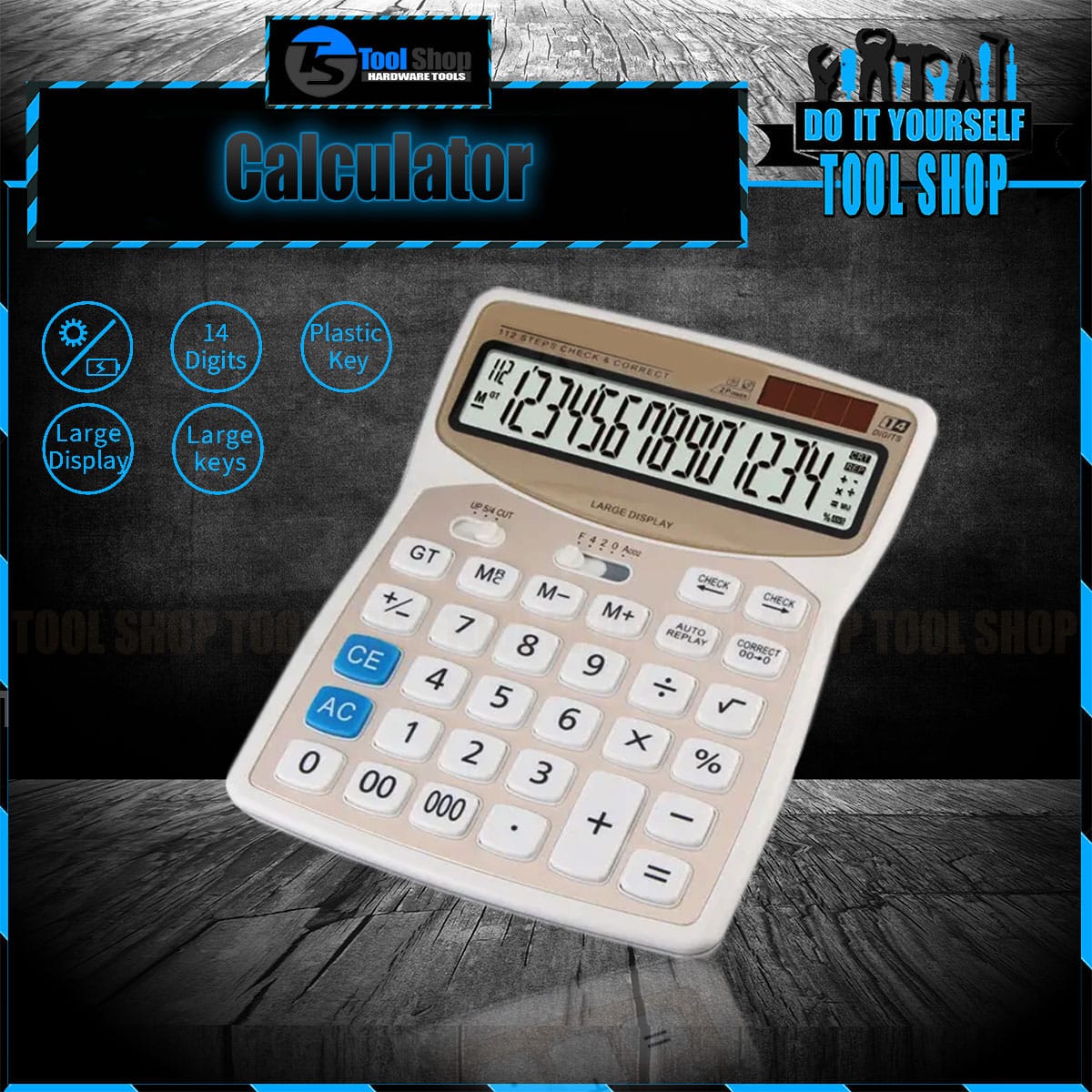 CT1156 Electronic Calculator Check & Correct